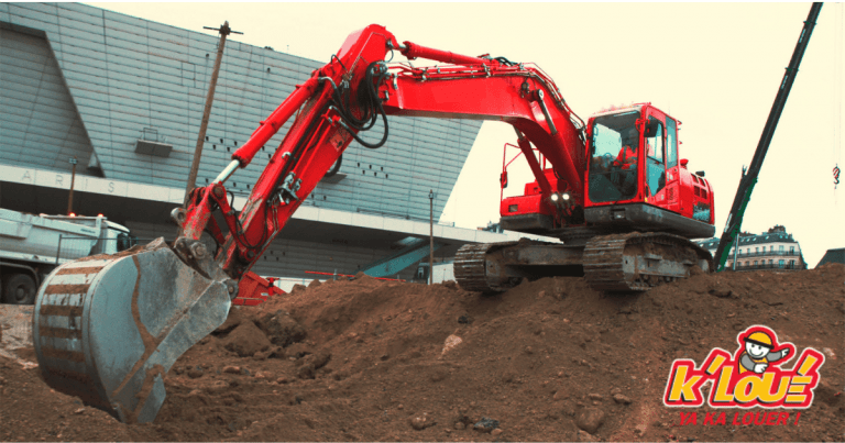 Terrassement ou nivellement de terrain a construire