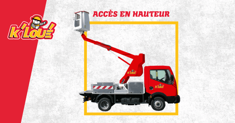 Accès en hauteur: besoin d’une solution adaptée ? Contactez K'LOUE dès maintenant !