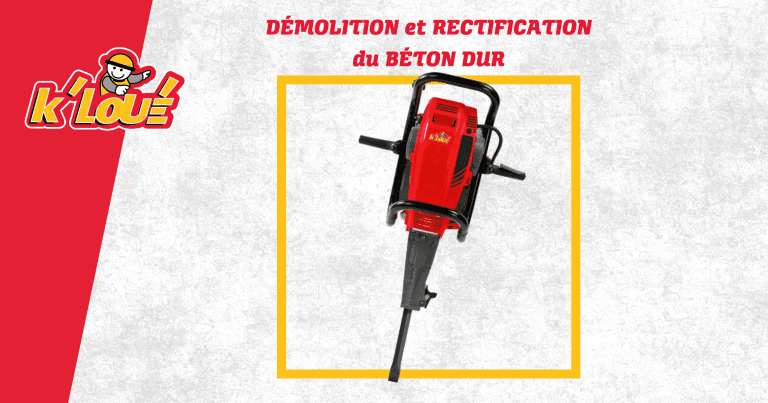 Casser, couper, poncer dalles ou murs ? KLOUE a la solution.