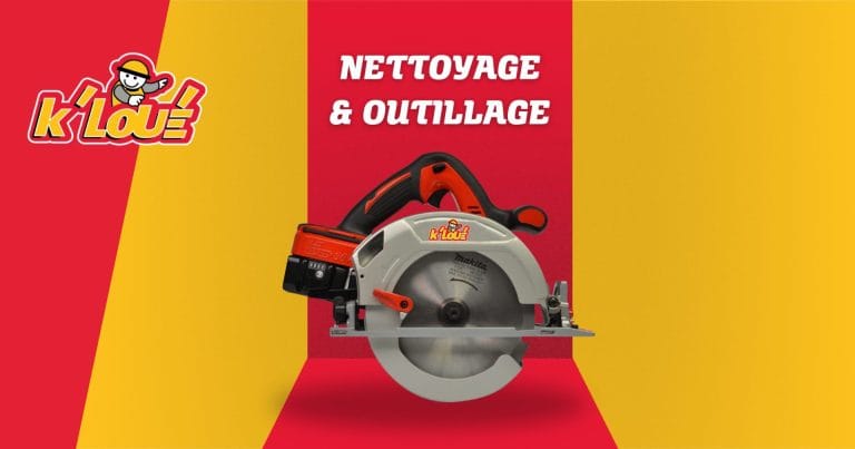 Les solutions Outillage et Nettoyage de K'LOUÉ sont faites pour ça !