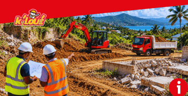 Location matériel TP Guadeloupe : préparer et terrasser un terrain | KLOUÉ