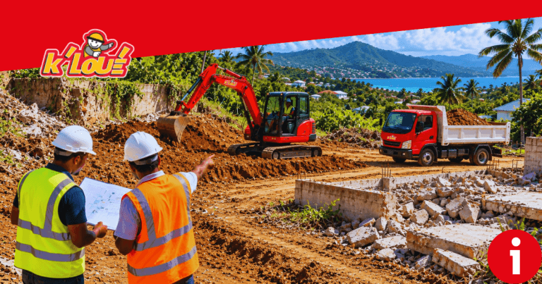 Location matériel TP Guadeloupe : préparer et terrasser un terrain | KLOUÉ