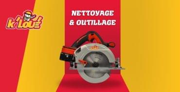 Les solutions Outillage et Nettoyage de K'LOUÉ sont faites pour ça !